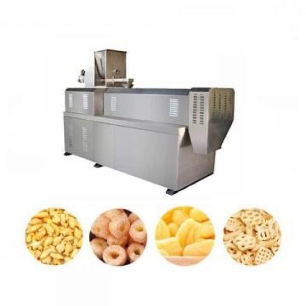 Puff Rice Puffed Corn Chips Curls Stick Fried Bar Snack Coco Pop Cereal Rings Cheese Ball Core Filling Twin Screw Extruder Processing Making Machine #2 image