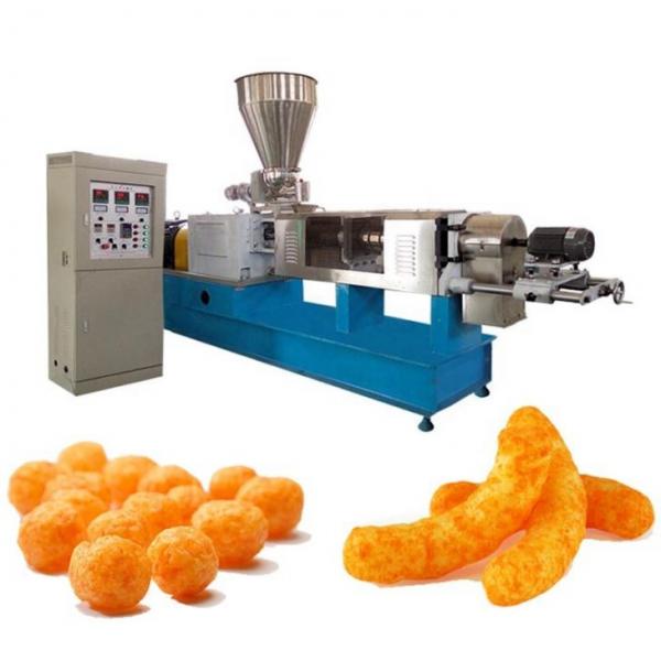 Fried Wheat Flour Chips Process Line Fried Flour Chips Process Line Extruded Bugles Snacks Extruder #2 image