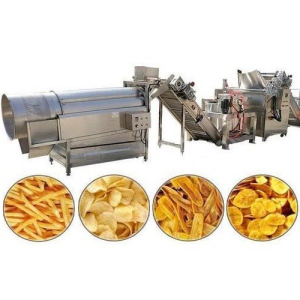 100 Kg Per Hour Potato Chips Crisps/Frozen French Fries Frying Making Machine #2 image